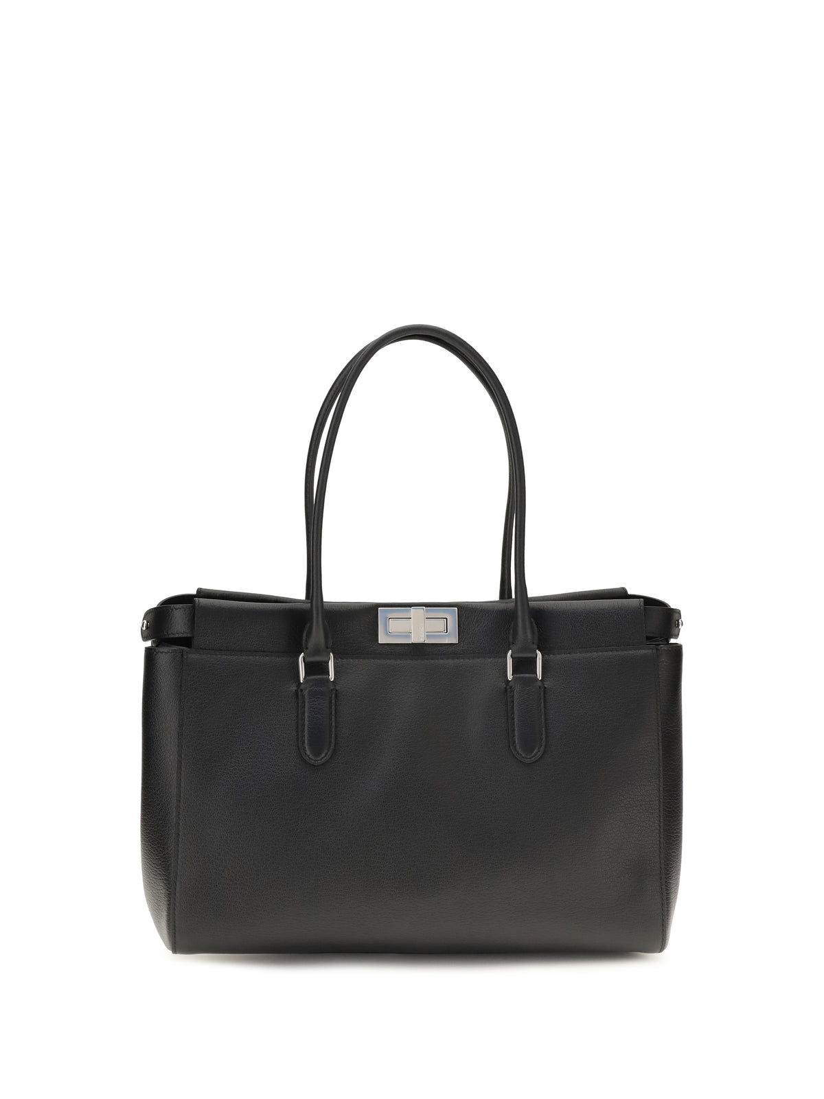 Fendi Peekaboo small Tote Bag - Black