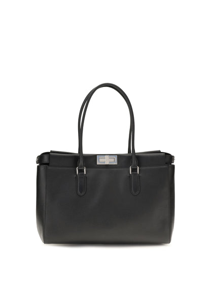 Fendi Peekaboo small Tote Bag - Black