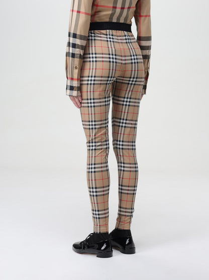 Burberry Pants Woman Beige