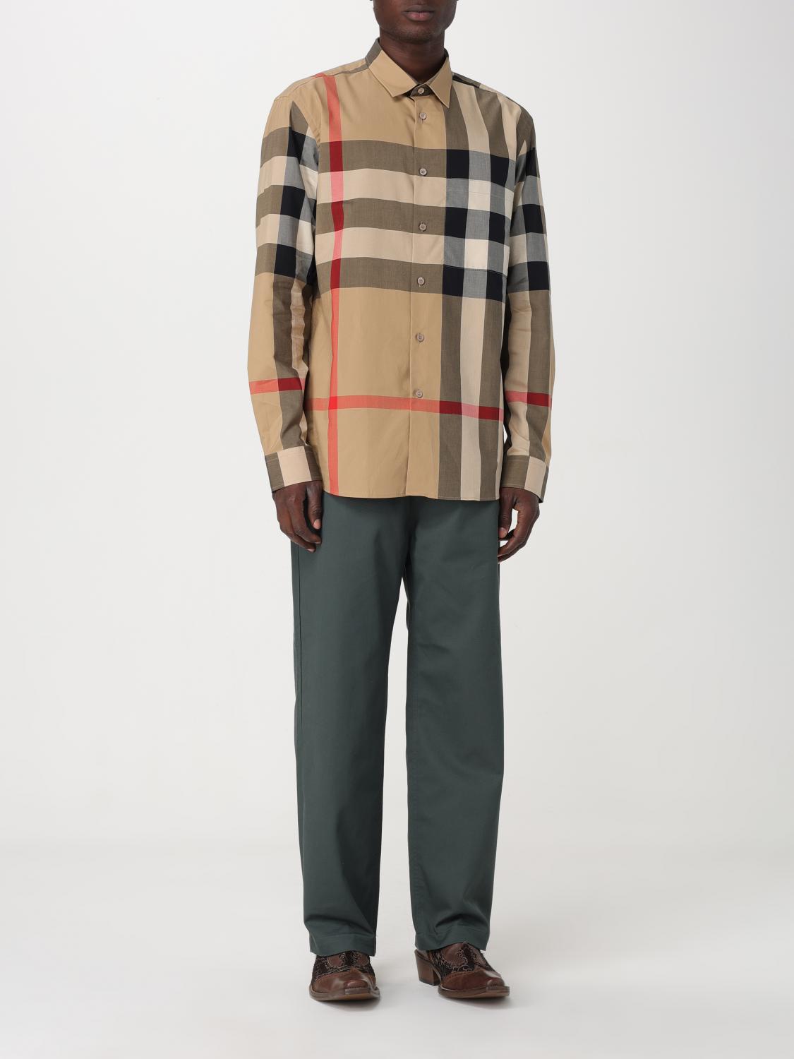 Burberry Shirt Men Beige