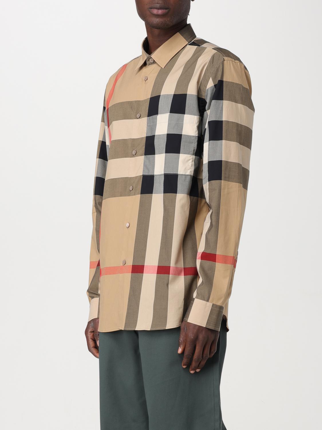 Burberry Shirt Men Beige