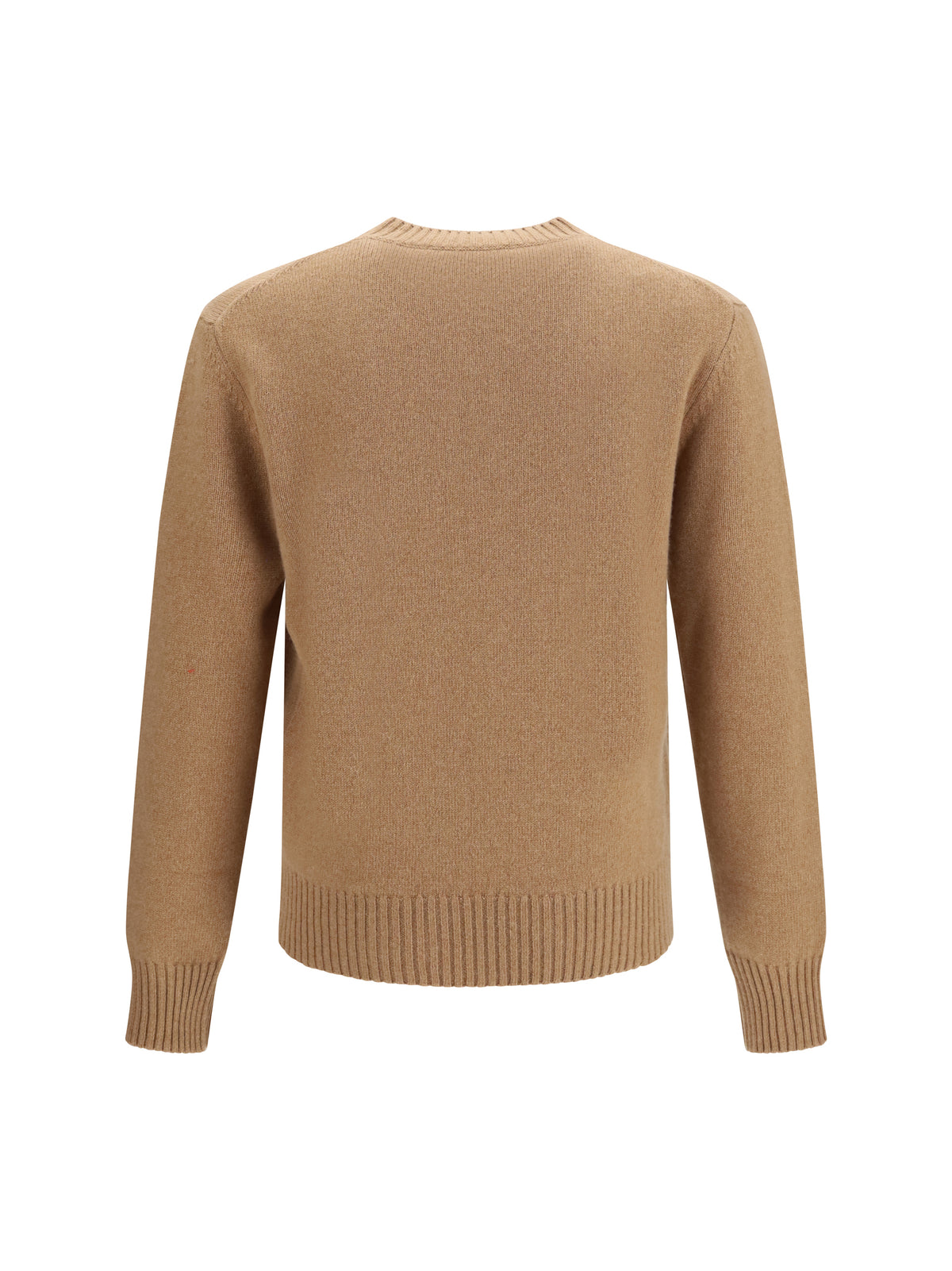 Ami Paris Cashmere and wool blend Sweater - Camel