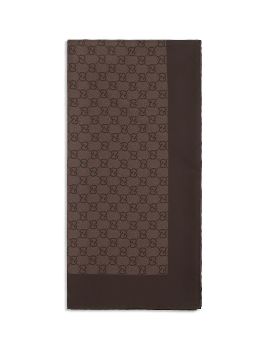 GUCCI GG silk twill jacquard Scarf