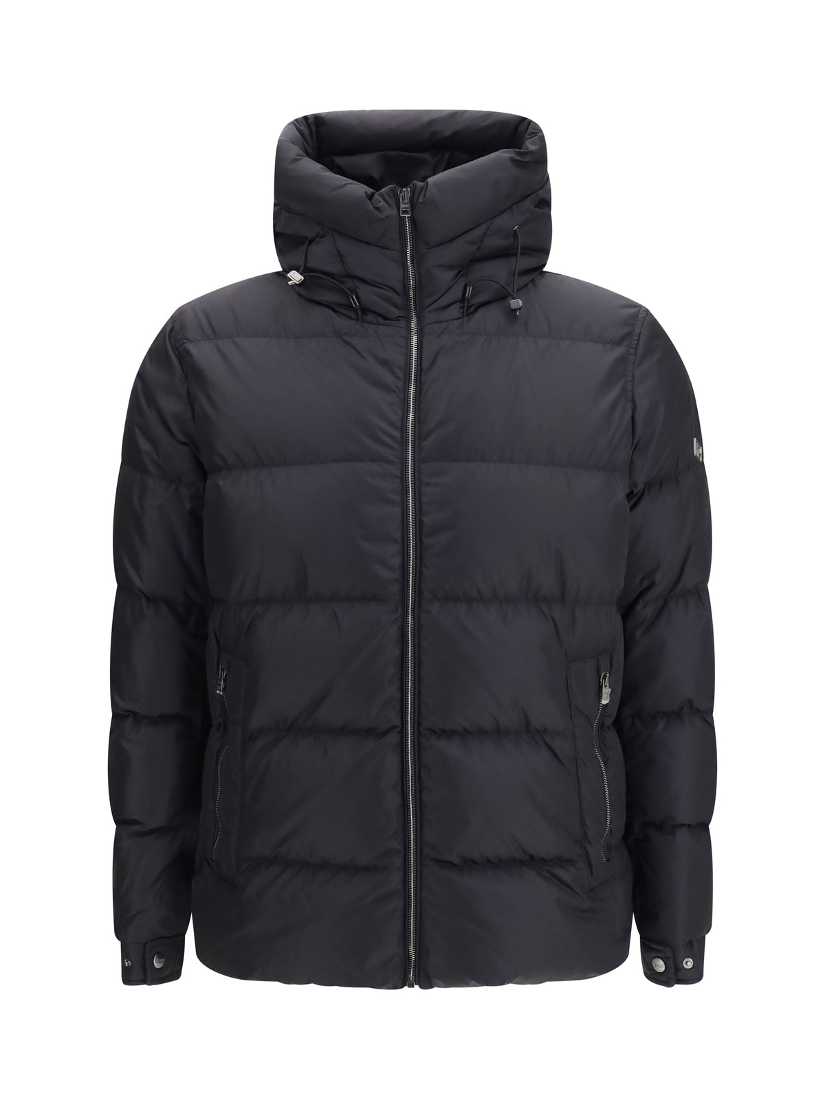 Herno Quilted Hooded Puffer Jacket - Black