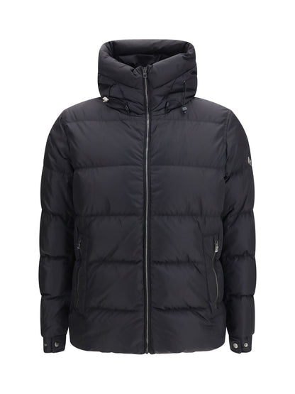 Herno Quilted Hooded Puffer Jacket - Black