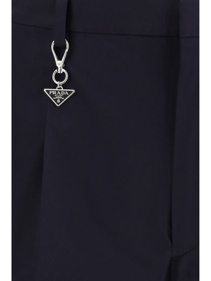 Prada Tailored cotton poplin Pants - Blue