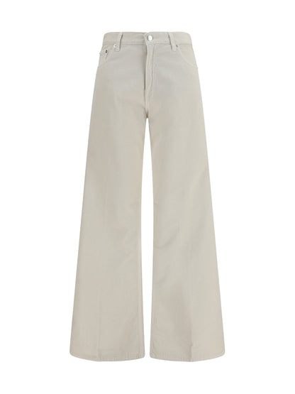Haikure Clara Velvet Pier Jeans - Snow