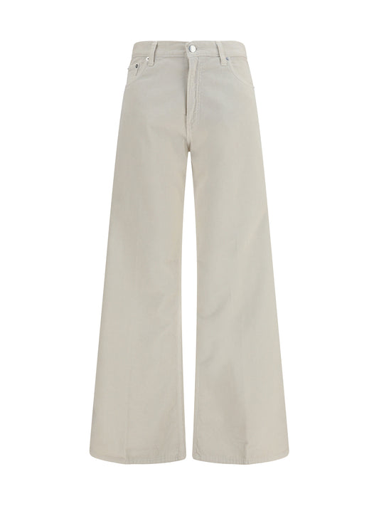 Haikure Clara Velvet Pier Jeans - Snow
