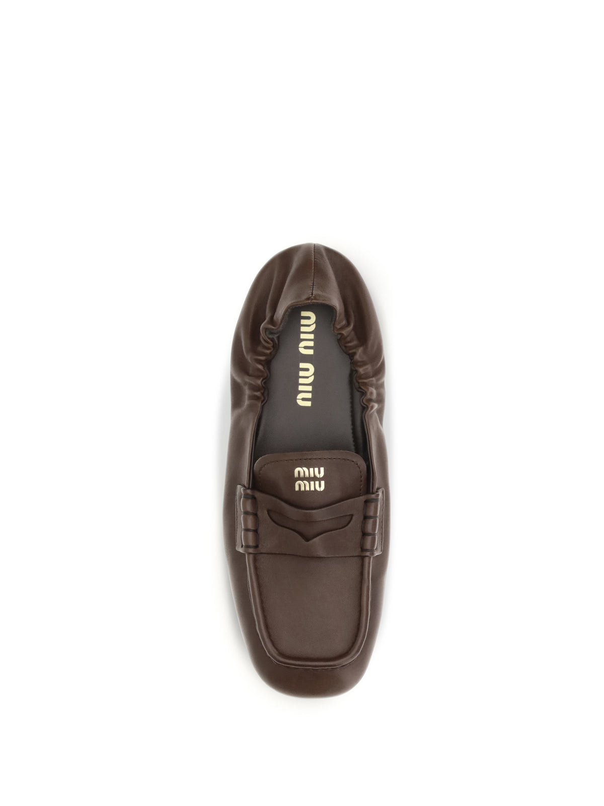 Miu Miu Ruches Loafers in nappa leather - Radica