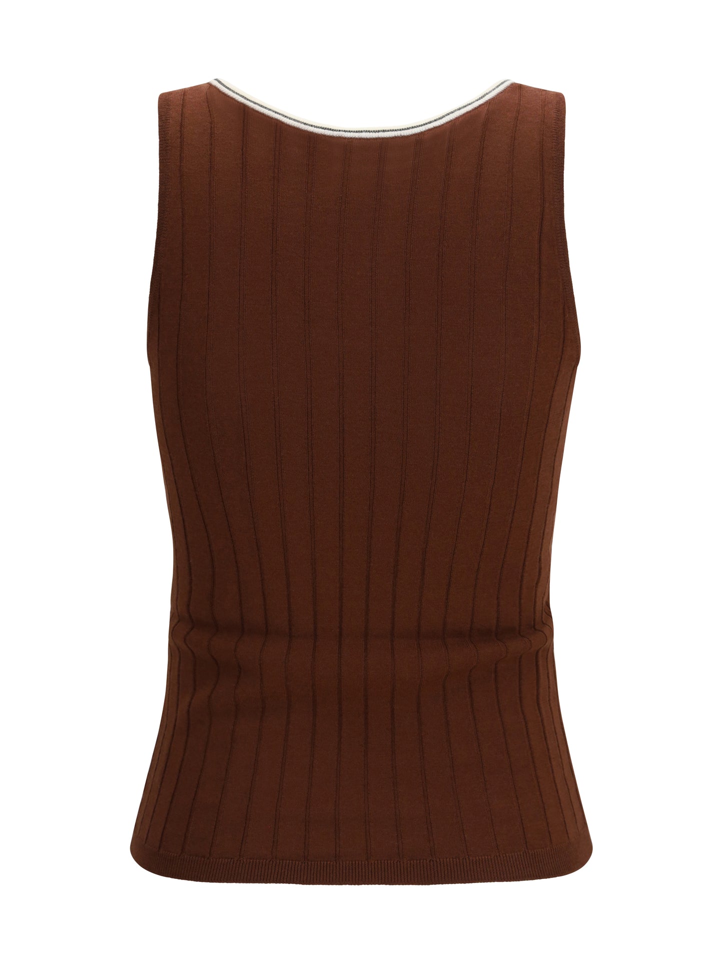 BRUNELLO CUCINELLI Ribbed jersey Top