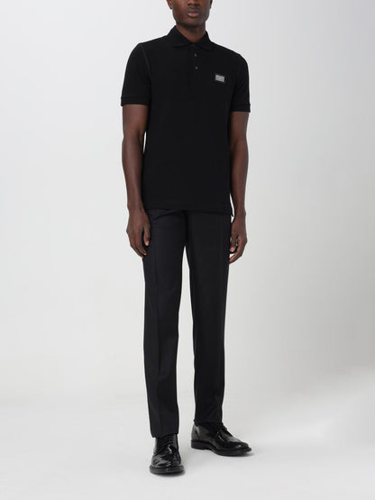 Dolce & Gabbana Polo Shirt Men Black