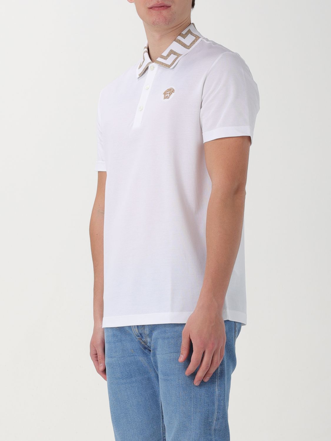 Versace Polo Shirt Men White