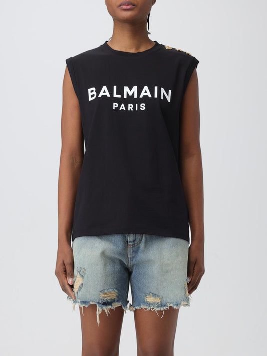 Balmain T Shirt Woman Black