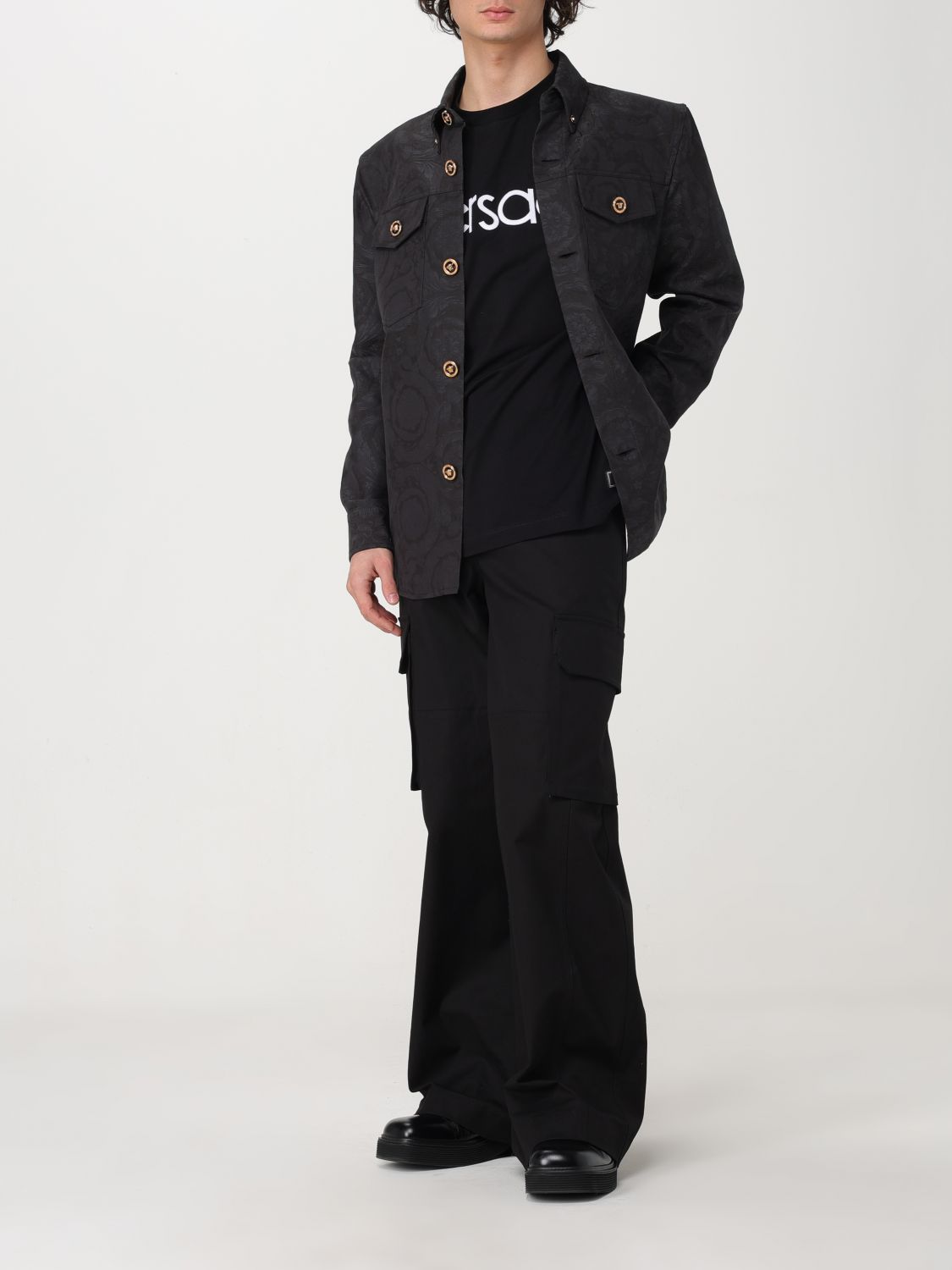 Versace T Shirt Men Black