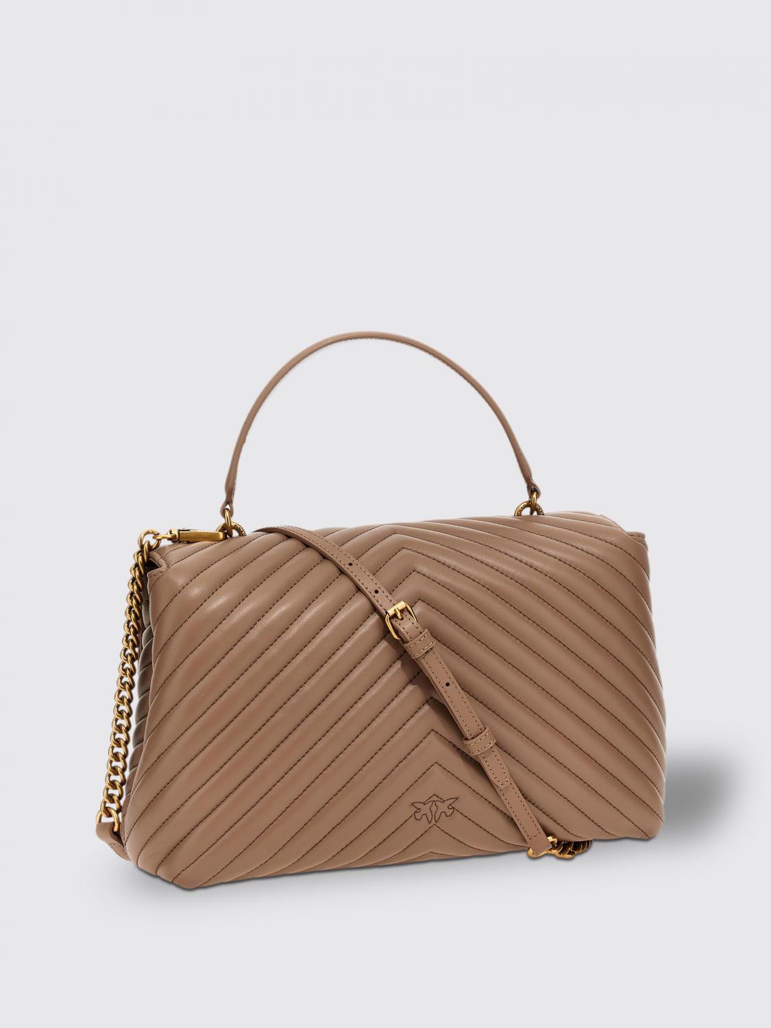 Pinko Handbag Woman Beige