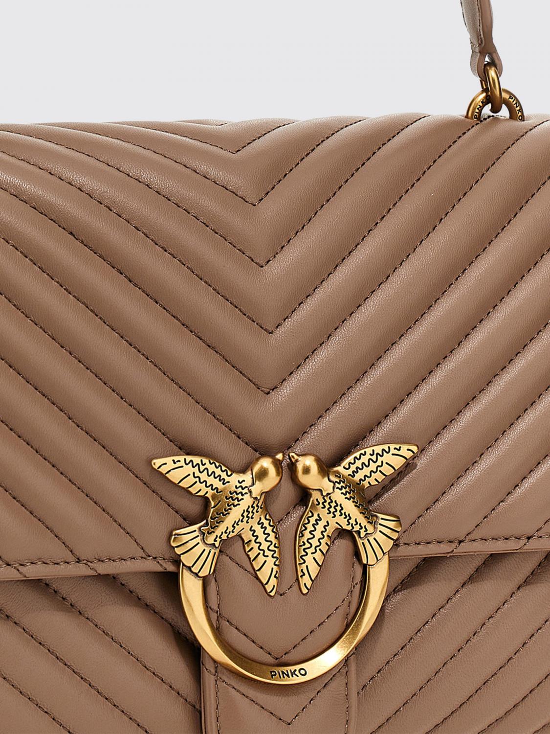 Pinko Handbag Woman Beige