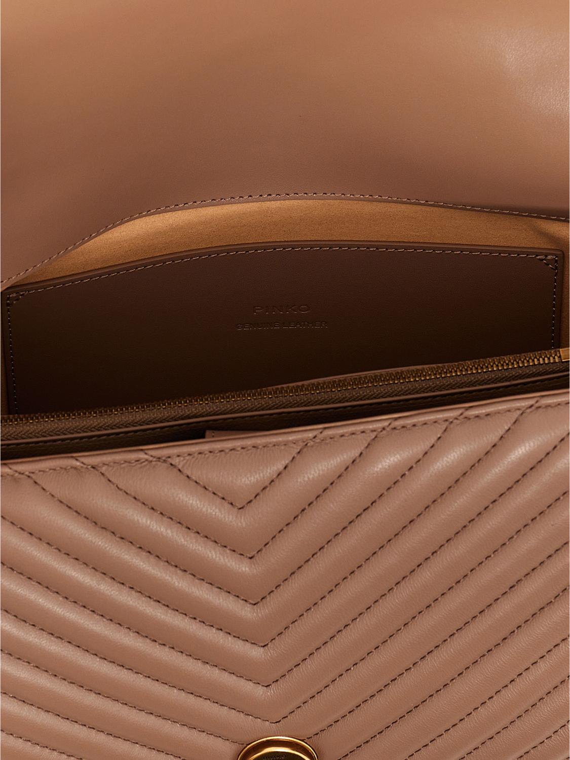 Pinko Handbag Woman Beige