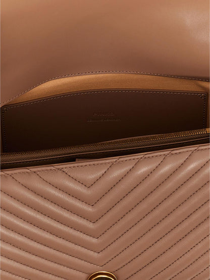 Pinko Handbag Woman Beige