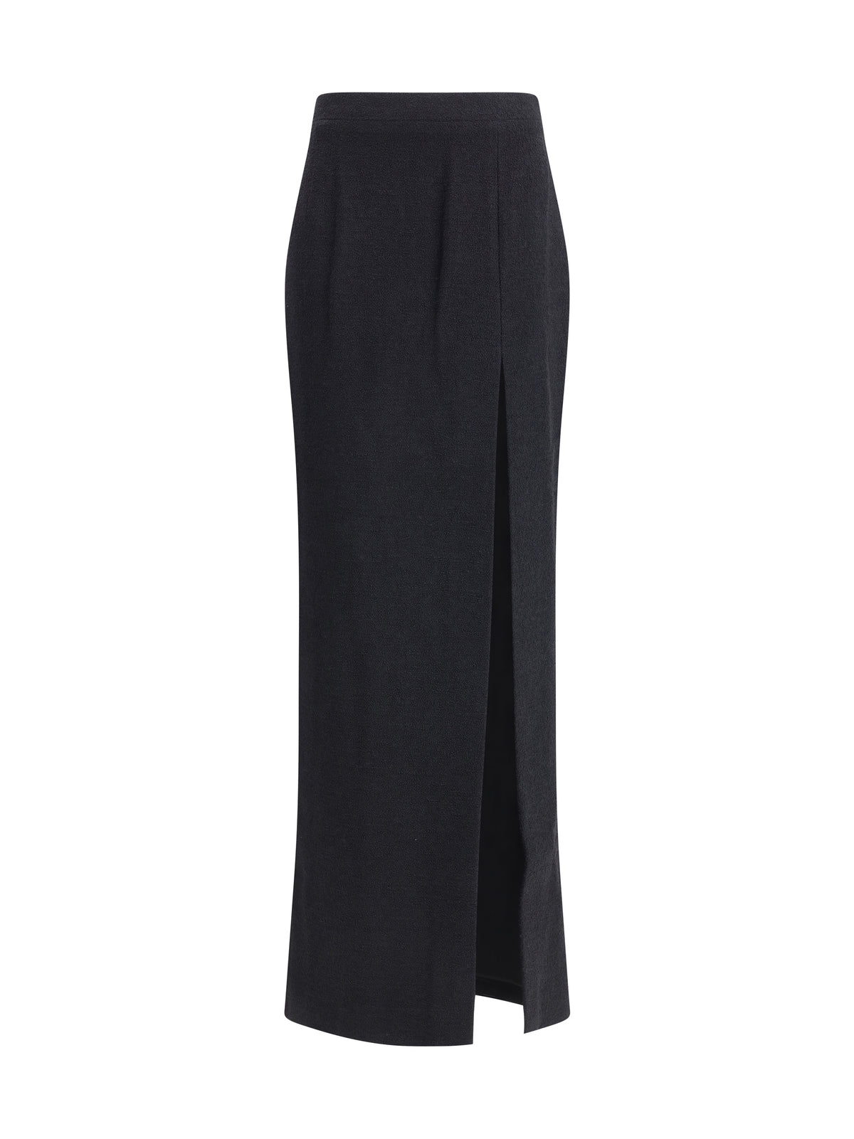 Alessandra Rich Tweed long Skirt - Black