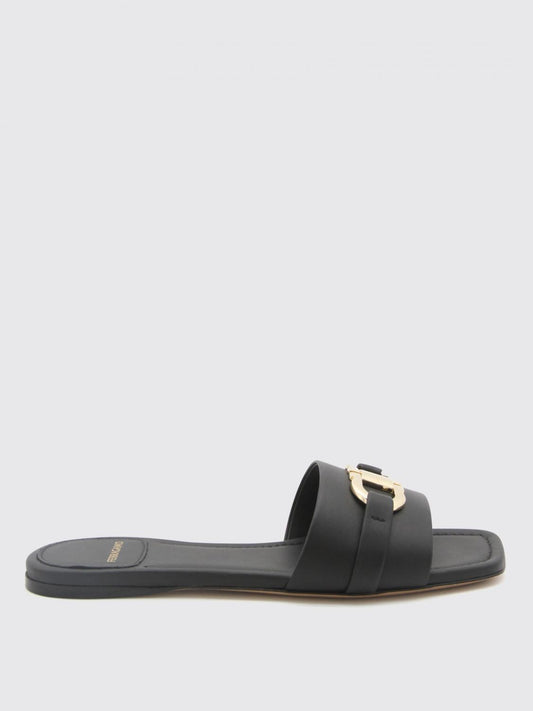 Ferragamo Flat Sandals Woman Black