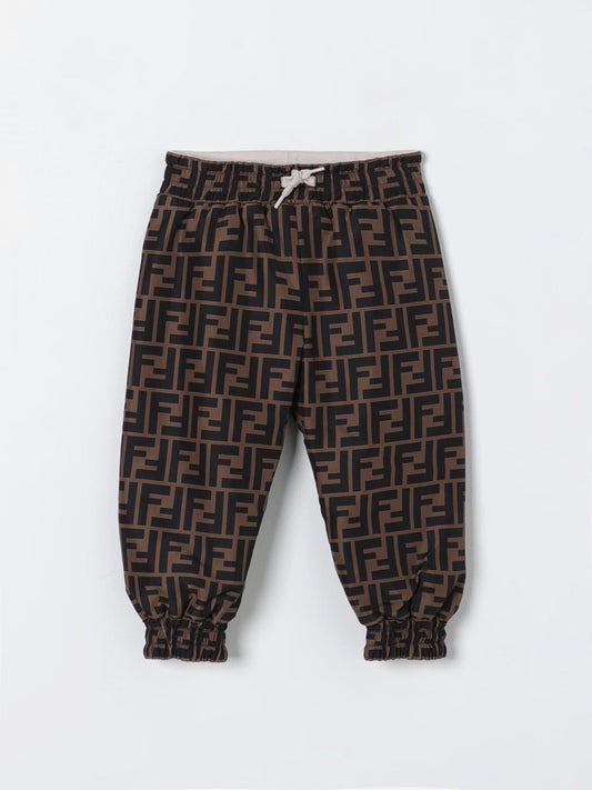 Fendi Pants Kids Beige