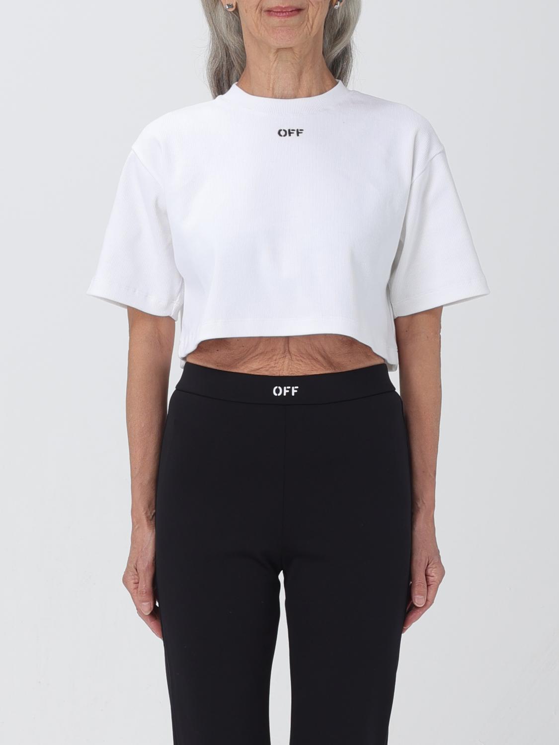 Off White T Shirt Woman Black