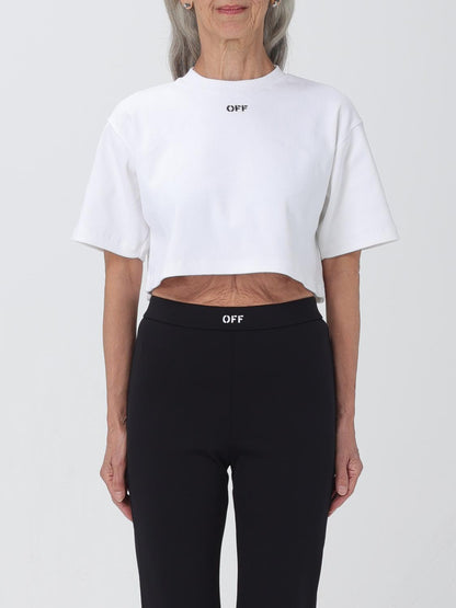 Off White T Shirt Woman Black