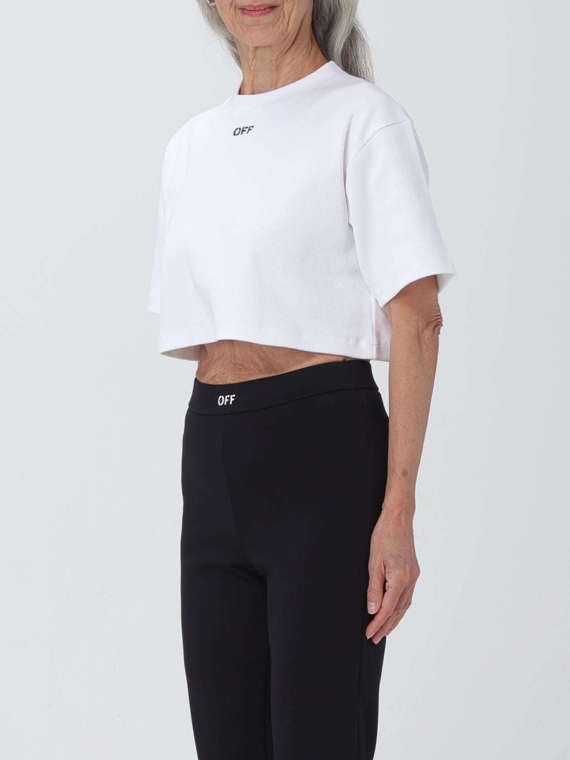 Off White T Shirt Woman Black