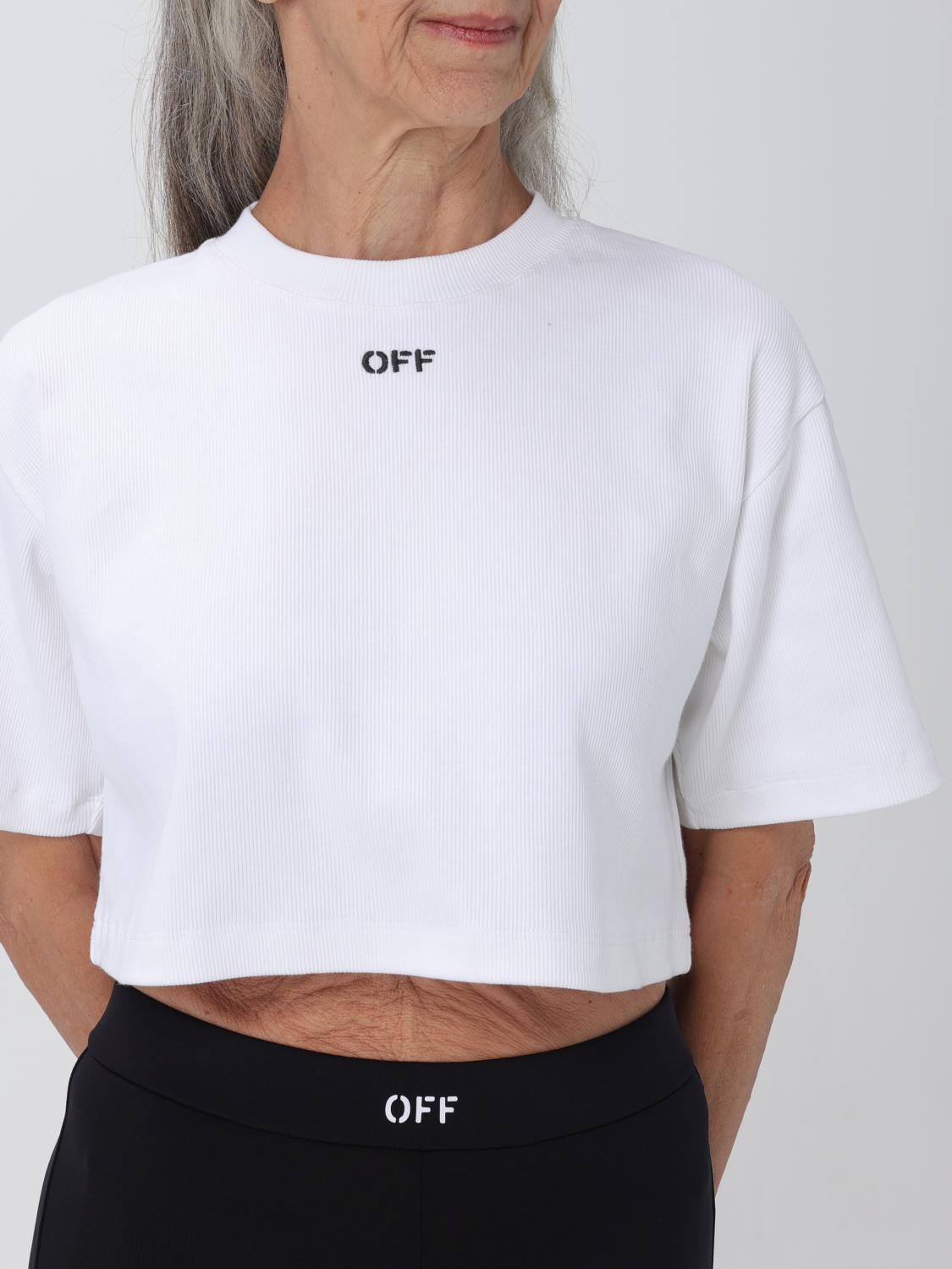 Off White T Shirt Woman Black