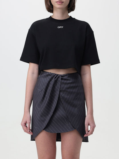 Off White T Shirt Woman Black