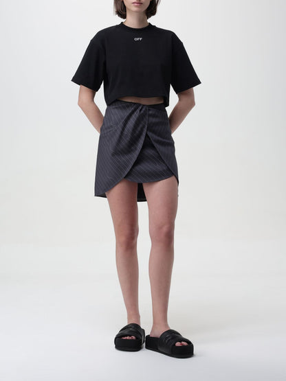 Off White T Shirt Woman Black