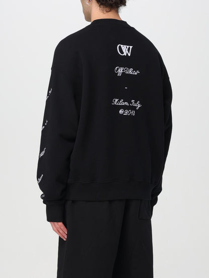 Off White Sweatshirt Men Black