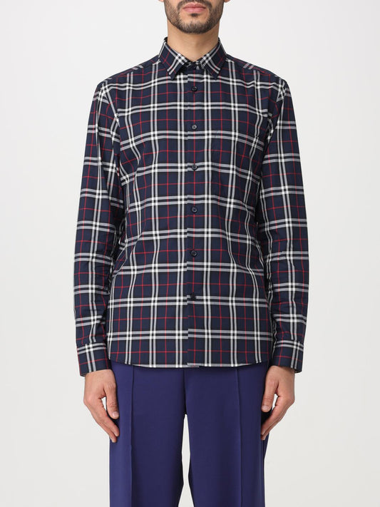 Burberry Shirt Men Blue