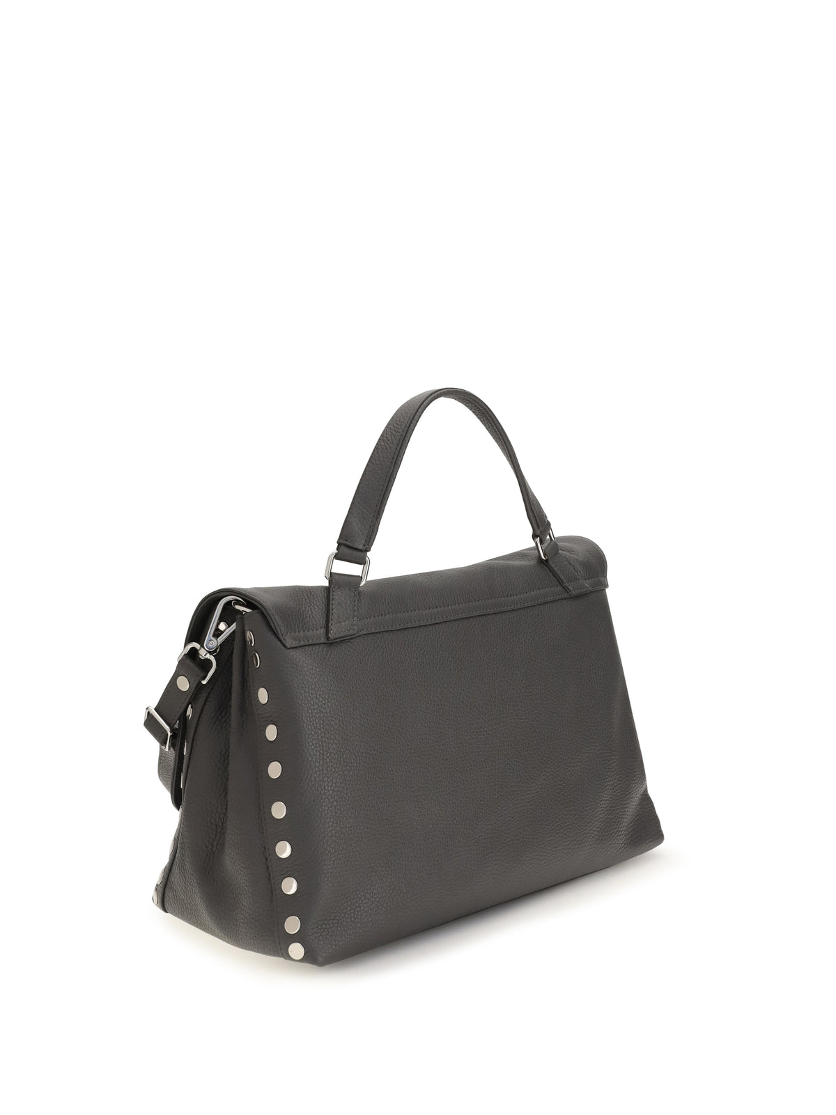 Zanellato Medium Postina Daily Handbag - Grey Vulcano