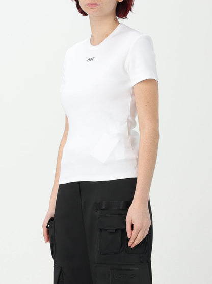 Off White T Shirt Woman Black