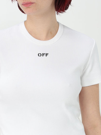 Off White T Shirt Woman Black
