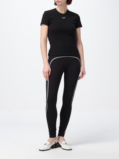 Off White T Shirt Woman Black