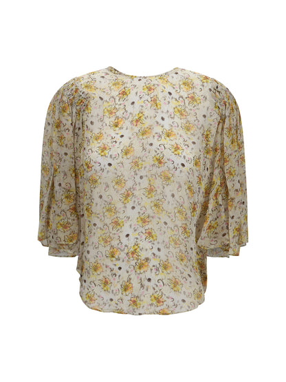 Marant Étoile Floma_haut/top - Light Yellow/Ecru