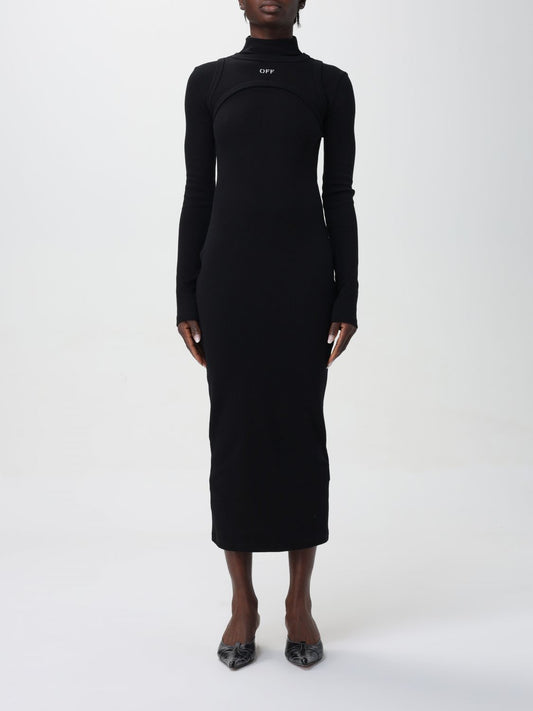 Off White Dress Woman White