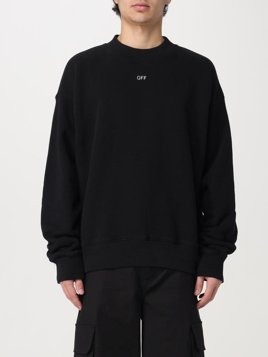 Off White Sweatshirt Men Black