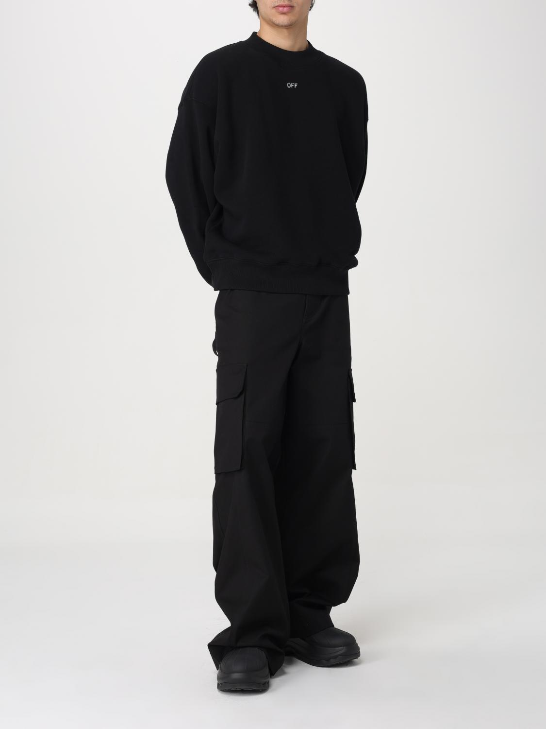 Off White Sweatshirt Men Black