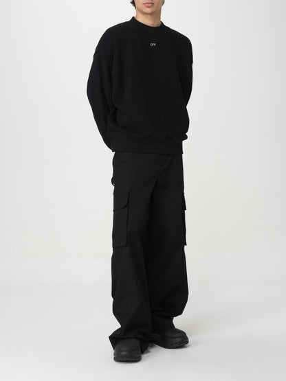Off White Sweatshirt Men Black