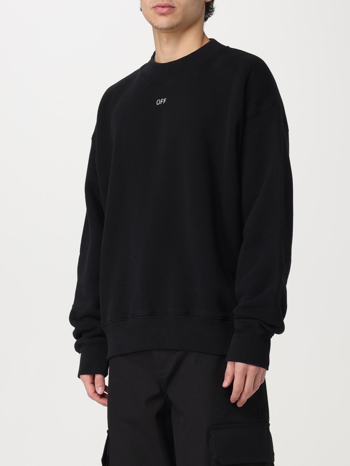 Off White Sweatshirt Men Black
