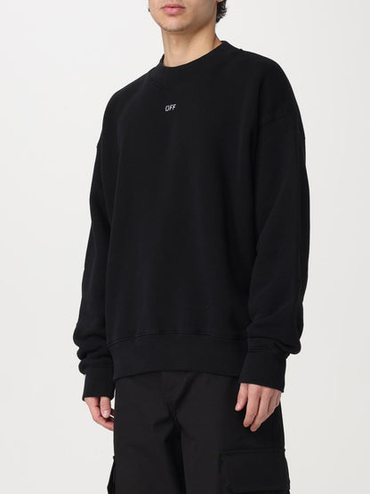 Off White Sweatshirt Men Black