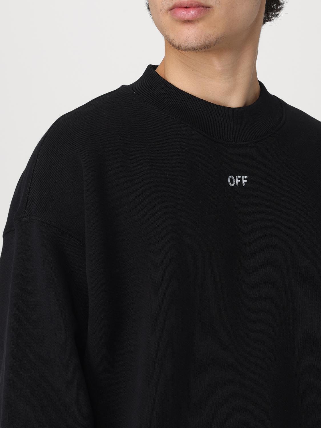 Off White Sweatshirt Men Black