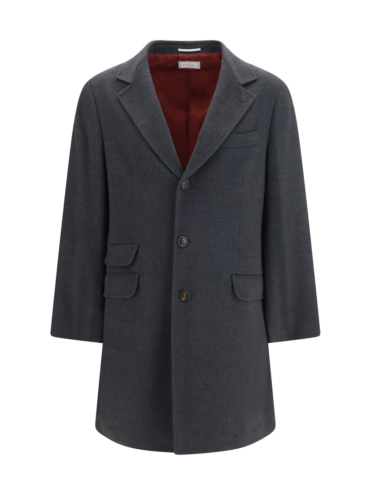 Brunello Cucinelli Cashmere Coat - Charcoal