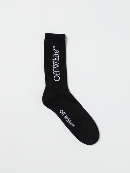 Off White Socks Men Black