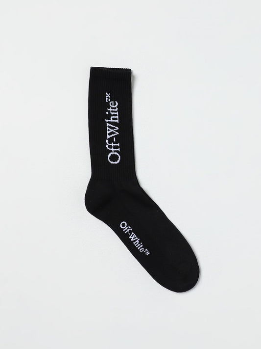 Off White Socks Men Black