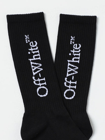 Off White Socks Men Black