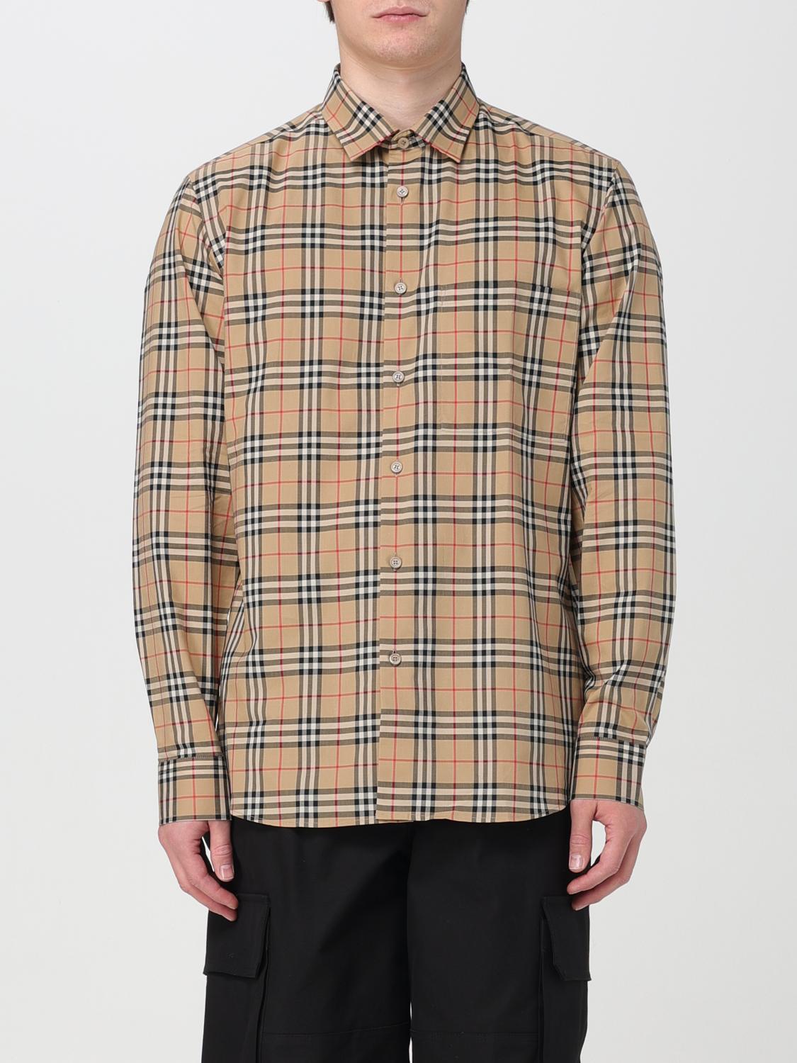 Burberry Shirt Men Beige